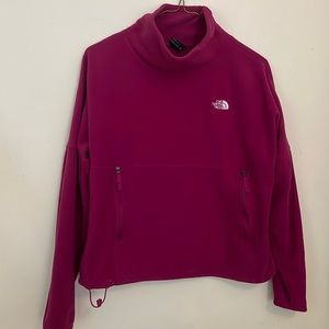 Funnel neck north face fleece